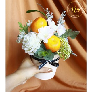 Chậu hoa giả để bàn Luxury