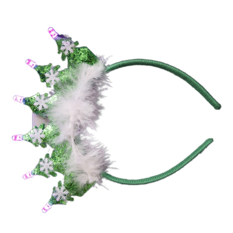 Cài Tóc Đèn Led Lấp Lánh Phong Cách Giáng Sinh