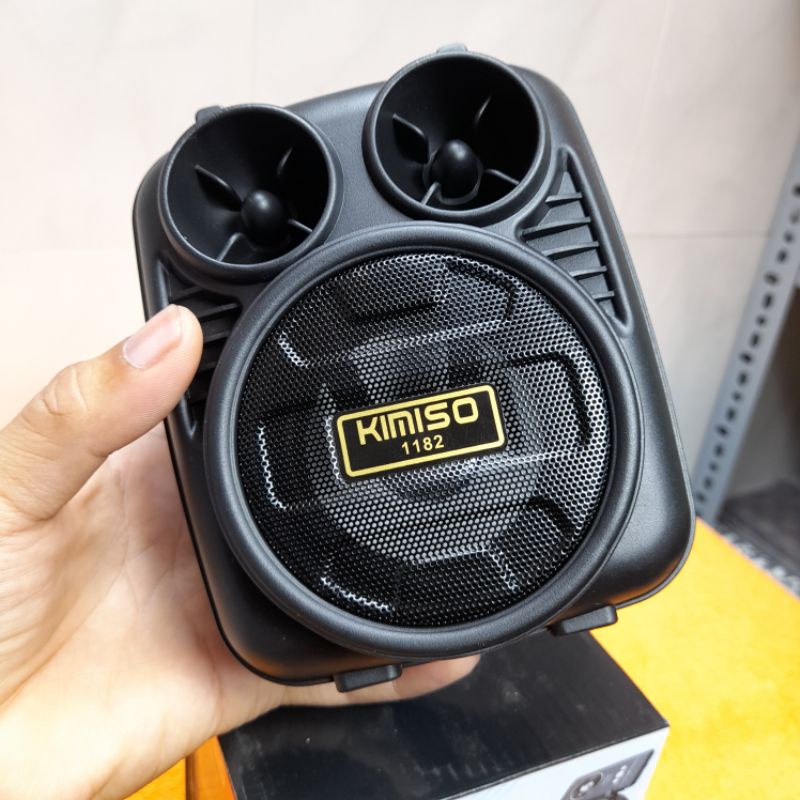 Loa Bluetooth mini kimiso 1182 có thể Kết nối thẻ nhớ usb