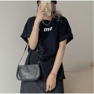 Áo thun nữ form rộng tay lỡ phông 3158 chất liệu cotton HANOVA in chữ me