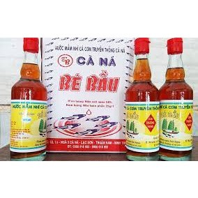  Thùng nước mắm Bé Bầu loại thượng hạng chai đế tròn 500ml 