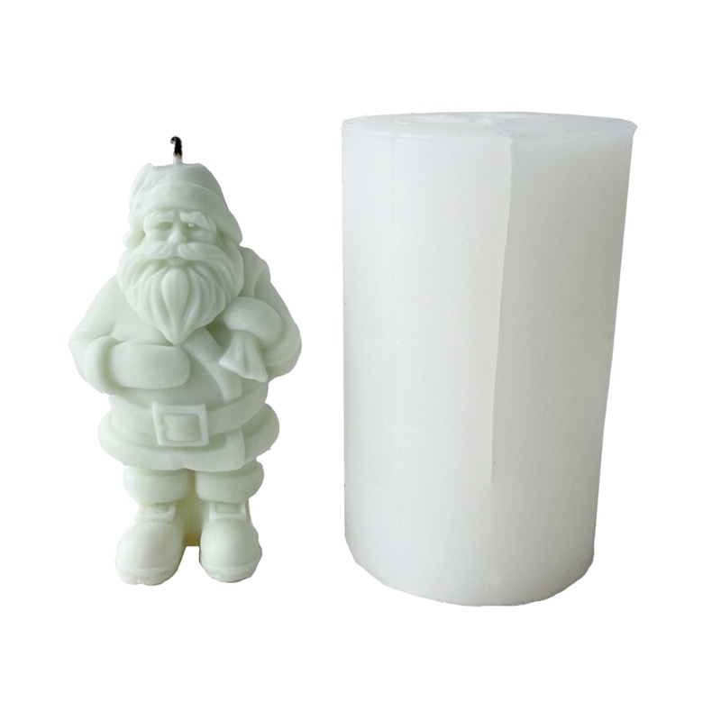 Khuôn silicone Làm Nến / Xà Phòng Hình Ông Già Noel one