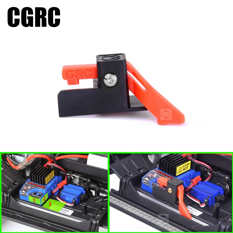 JEEP Khung Công Tắc ESC In 3D Cho Xe Điều Khiển Traxxas TRX4 Defender Bronco Blazer Tỉ Lệ 1 / 10
