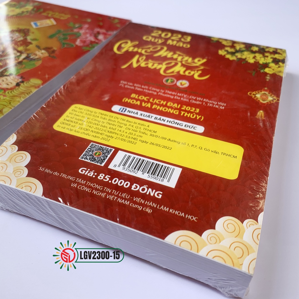 Lịch bloc 2023 siêu đại treo tường - bloc lịch treo lịch gỗ