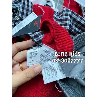 Set 3 Món Bé Trai Gile Len Đỏ Dockers