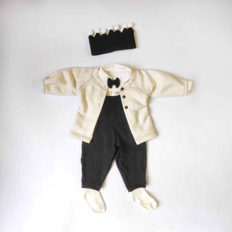 Set đồ hoàng tử phong cách Hàn Quốc cho bé đầy tháng, sinh nhật, chụp hình