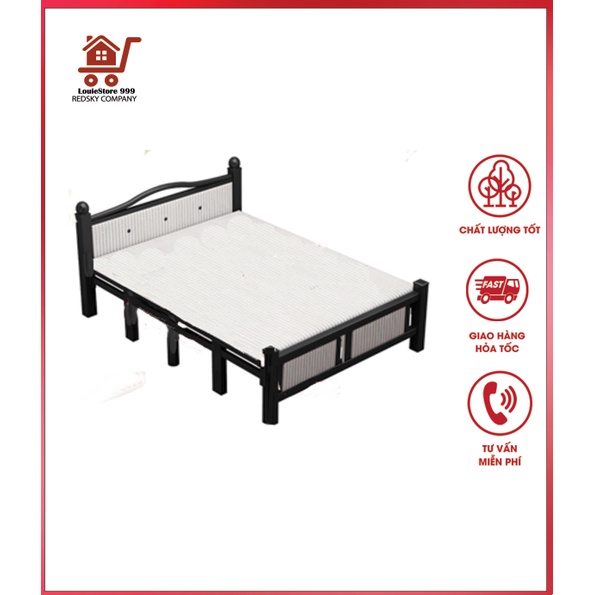 Giường ngủ xếp gọn khung sắt Grace mẫu sang trọng
