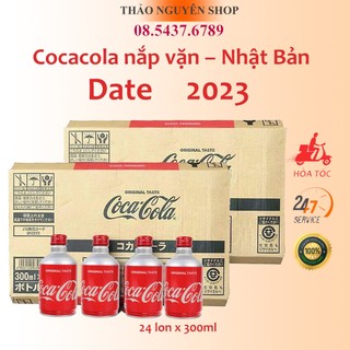Cocacola nắp vặn nhật bản | date 2023 | 24 lon x 300ml