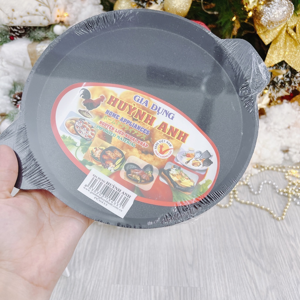 Chảo đổ bánh xèo miền trung HUỲNH ANH - Chảo chống dính ốp la trứng bán bánh mì chảo tiện dụng 22cm