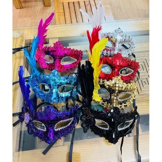 Mặt nạ hoá trang haloween nửa mặt / mặt nạ cosplay