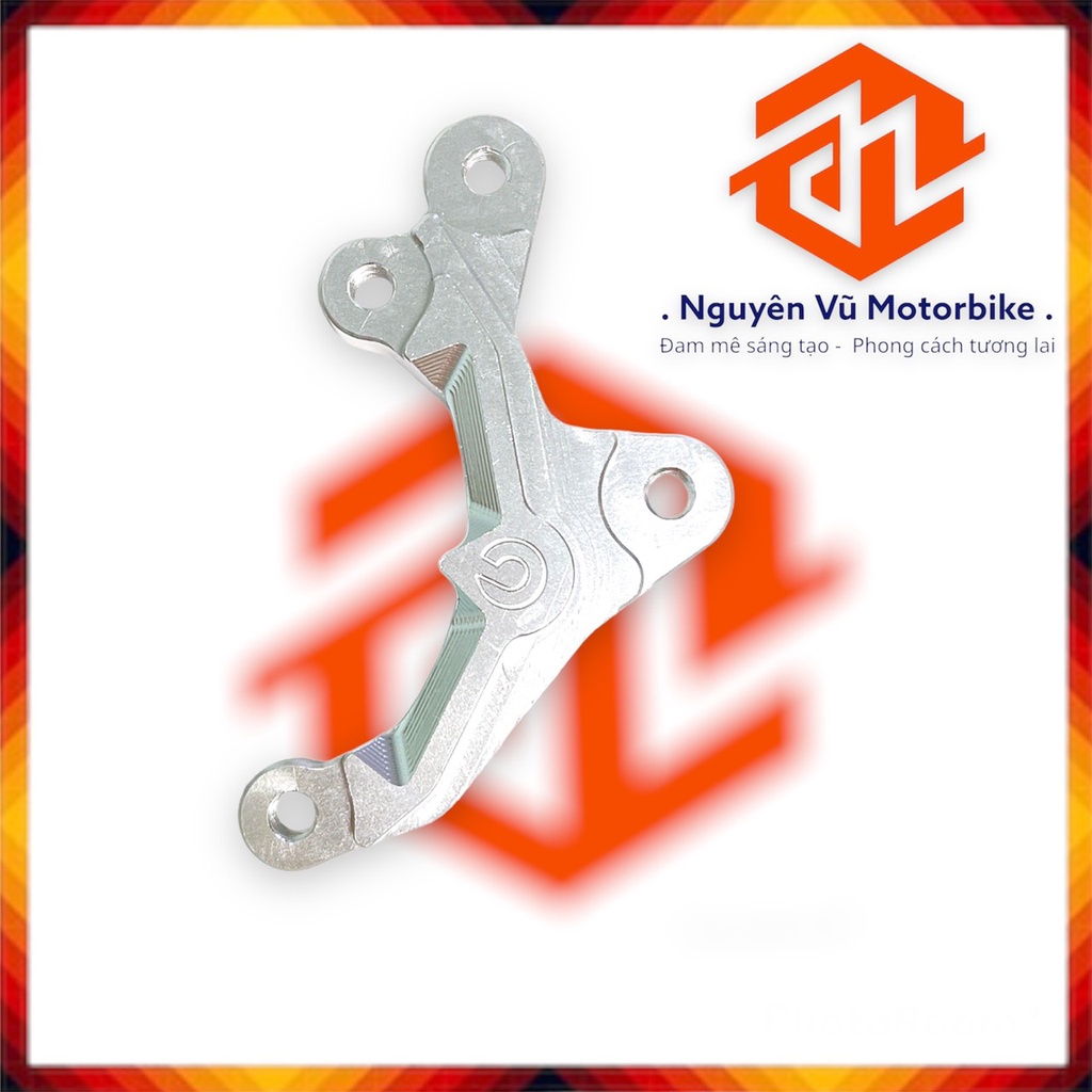 Pas bas trước Raider/Satria đĩa 290/295mm xài heo 2 Piston đối xứng