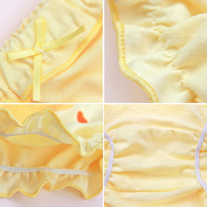 Quần Lót Cotton Mềm Thoáng Khí In Họa Tiết Hoạt Hình Thời Trang Xuân Hè Cho Bé