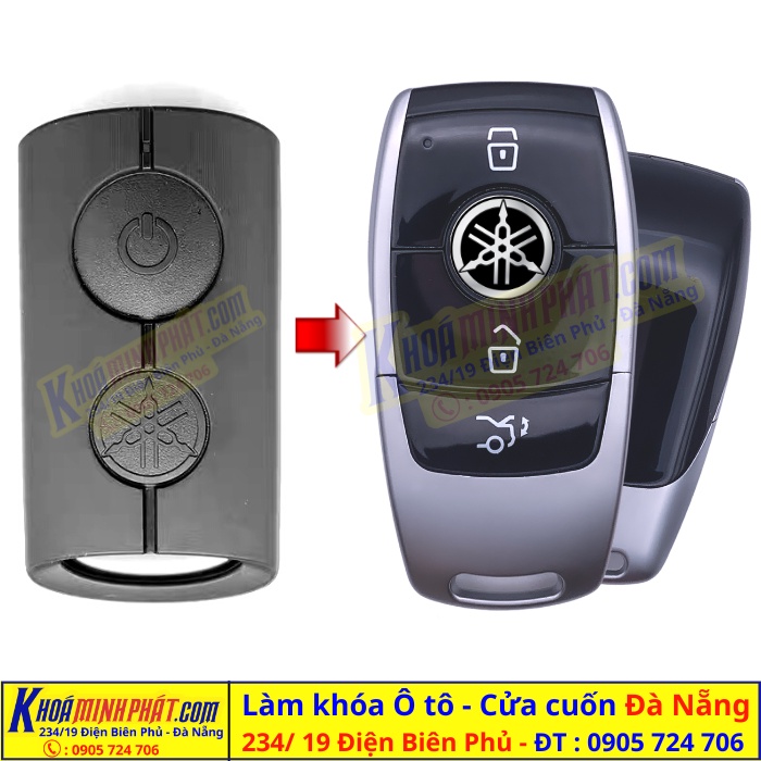 Làm chìa khóa smartkey Đà Nẵng Yamaha Grande, NVX,Janus, Exciter