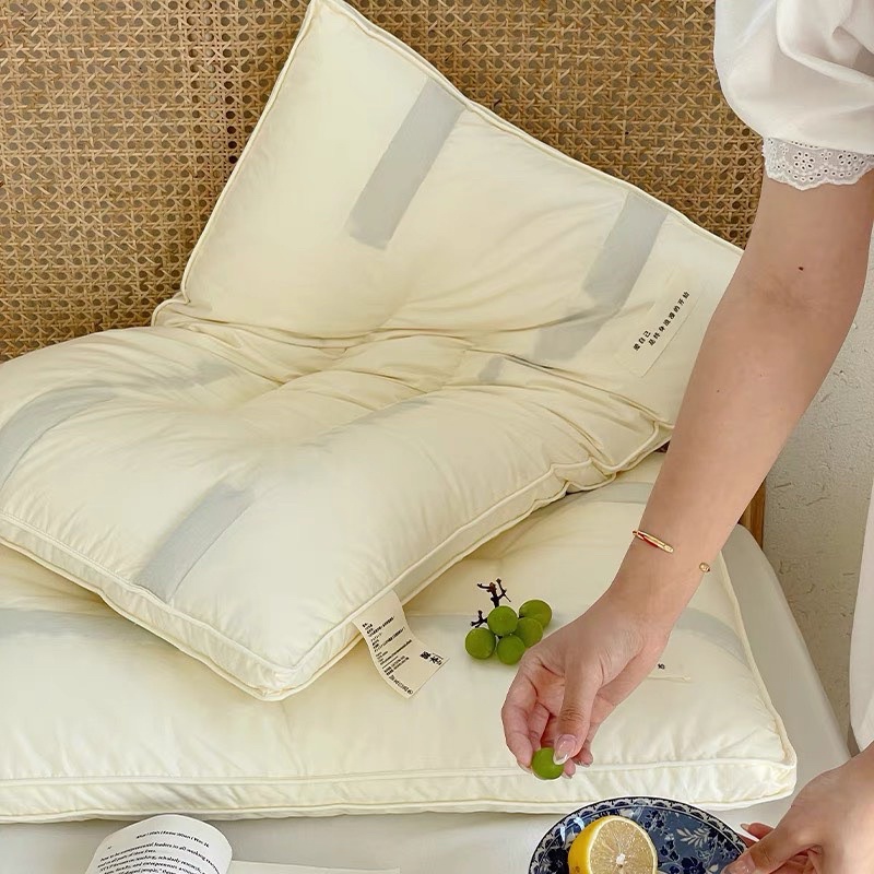 Gối thấp đặc biệt Dải matxa hạt thảo dược 100% tự nhiên