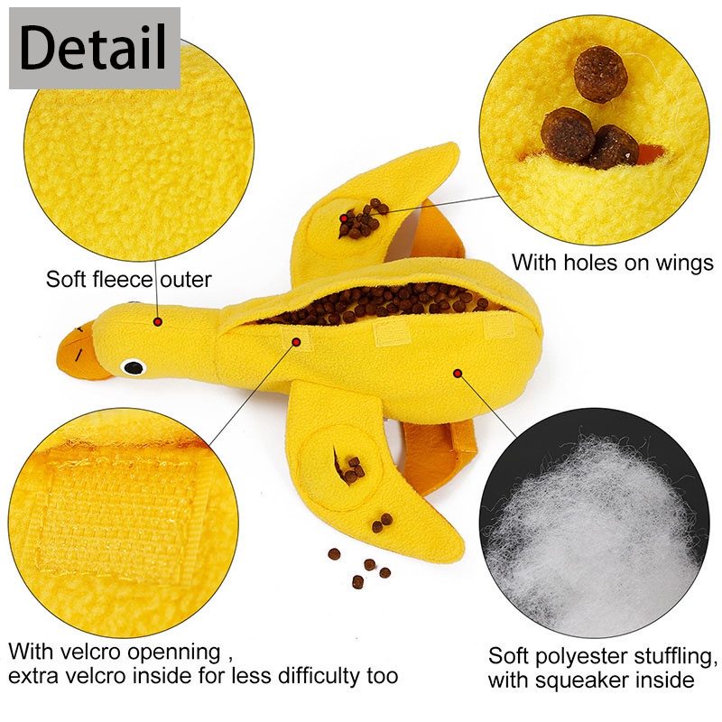 HamshMoc Đồ Chơi Nhồi Bông Mềm Mại Phát Ra Âm Thanh 15 Độ Dùng Huấn Luyện Cún Cưng