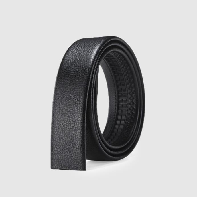 Dây thắt lưng da nam không mặt khoá dài 120cm rộng 3.5cm (dùng cho khoá tự động) thương hiệu Heika *