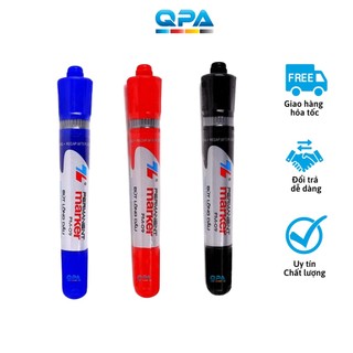 Bút lông dầu thiên long pm-09 đủ 3 màu xanh, đỏ, đen