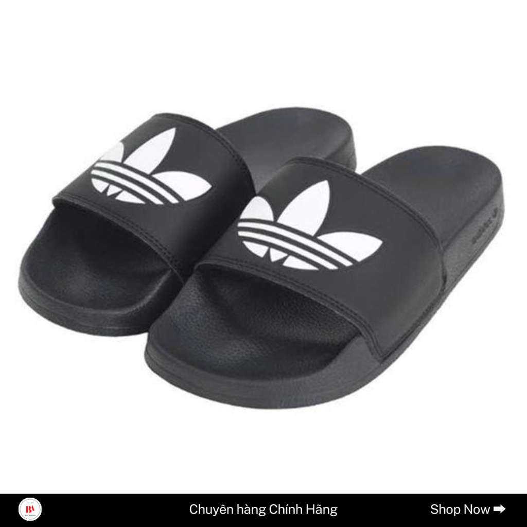 Chính hãng Dép quai ngang Adidas Lite Navy / Trắng / Đen