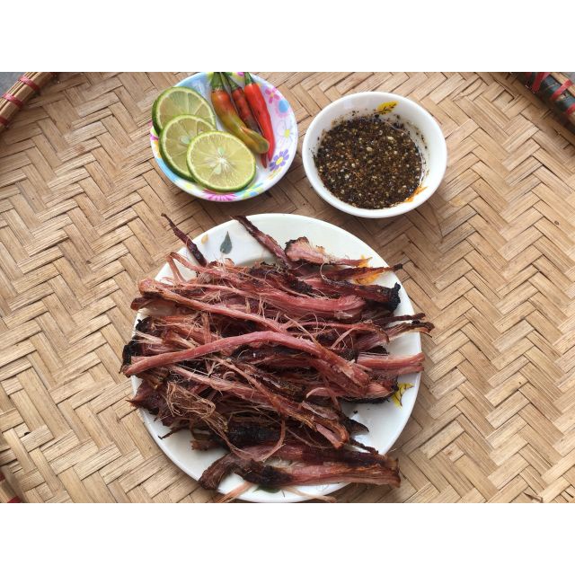 Thịt Lợn Gác Bếp Gói 500g Hương Vị Tây Bắc Chim Sẻ Food