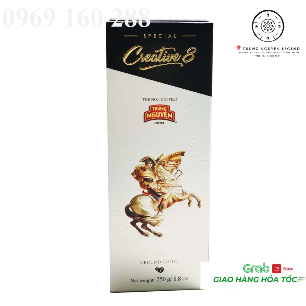 Cà Phê Rang Xay Sáng Tạo 8 Trung Nguyên _Hộp 250 gr