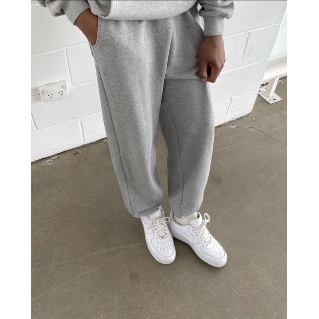 Set Hoodie quần dài nỉ trơn VIBE FREE dày dặn cao cấp nam nữ