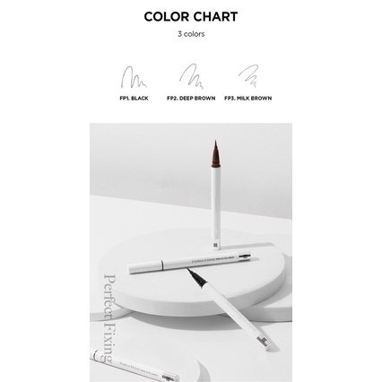 Bút Kẻ Mắt Nước Sắc Nét, Bền Màu Lâu Trôi Merzy Perfect Fixing Pen Eyeliner