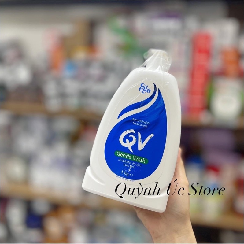 Sữa tắm QV gentle wash Úc 1kg/ 1.25kg