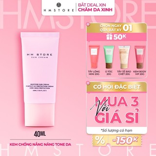 Kem chống nắng hm store