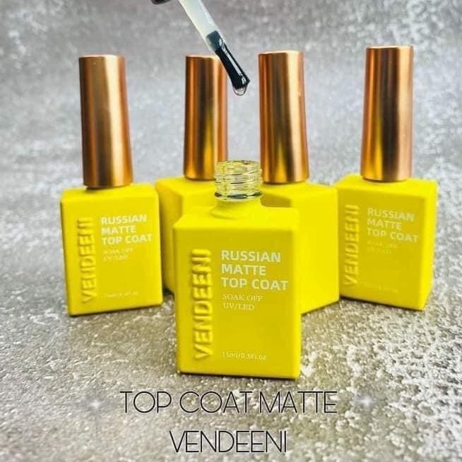 Top lì chống lem bao không lem khi tráng gương Vendeeni chính hãng 15ml N.P Nails