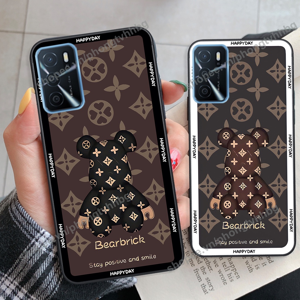Ốp lưng Oppo A16 / A16K BEARBRICK, KAWS nhiều mẫu chất cute mới nhất hot