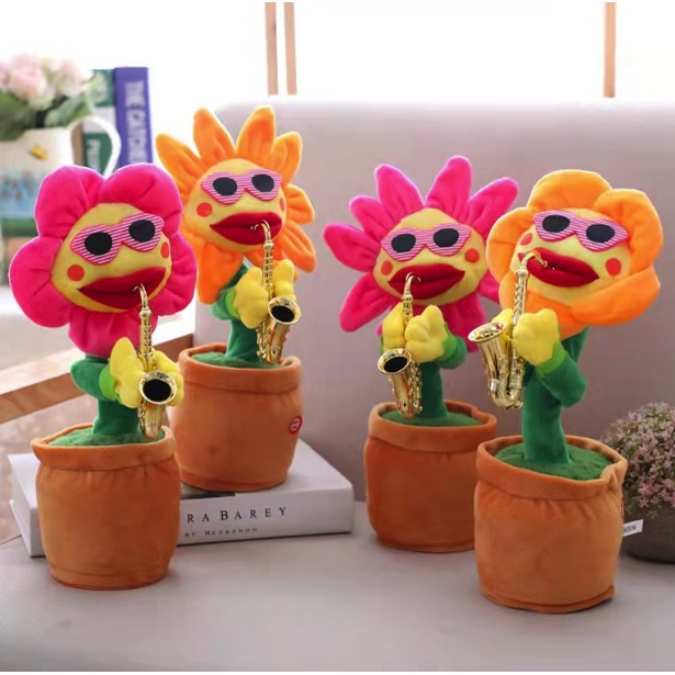 Hoa hướng dương uốn éo thổi kèn Cây Xương Rồng Nhảy Múa Phiên bản Hoa hướng dương Hát Tiếng Việt - đ