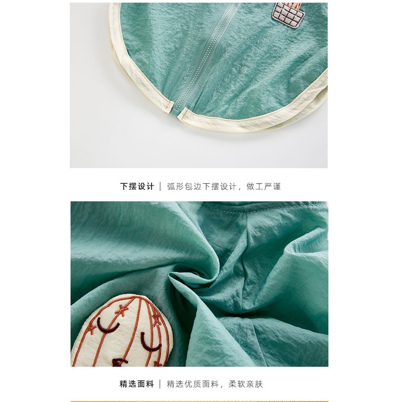 ♧Áo Sơ Mi Chống Nắng / Muỗi Phong Cách Nhật Bản Thời Trang Mùa Hè Mới Cho Bé