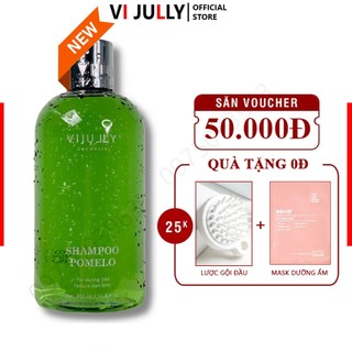Dầu gội bưởi ngăn rụng tóc 100% cao cấp ViJully giúp nhanh mọc làm dài và phục hồi hư tổn của tóc