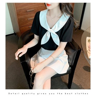 ÁO SƠ MI CỔ THẮT NƠ HARA