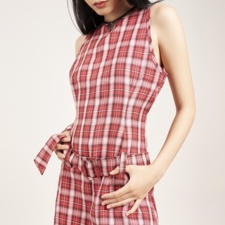 Đầm ERRORIST Red Checked Dress