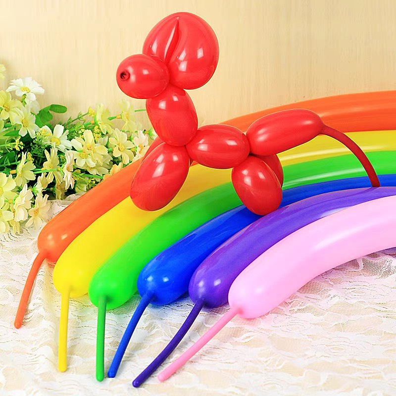 BÓNG CAO SU DÀI THÁI LAN NHIỀU MÀU TẠO HÌNH BÓNG NGHỆ THUẬT - BÓNG DÀI