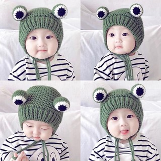 Mũ Len Hình Ếch con xinh xắn