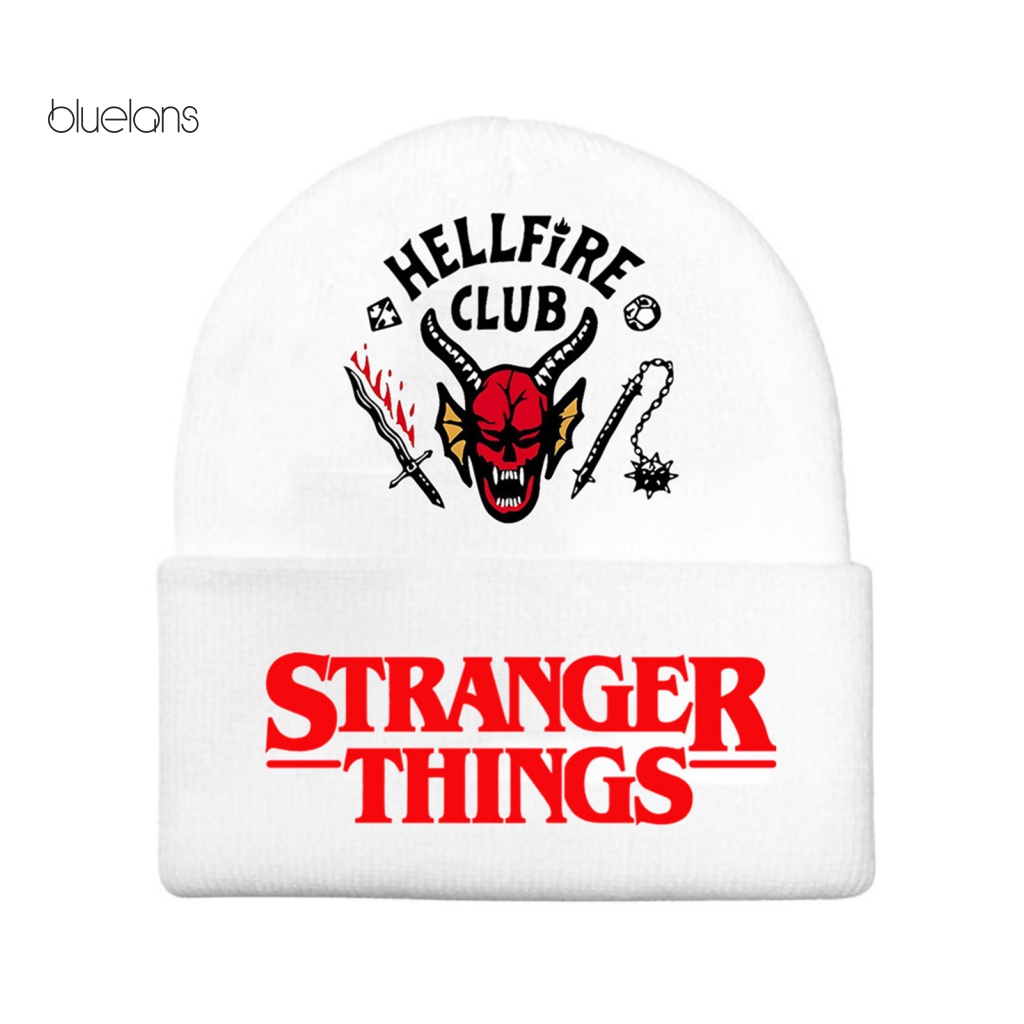 Mũ Beanie Bluelans Nhẹ In Chữ Stranger Things 4 Hellfire Club Cho Nam Và Nữ