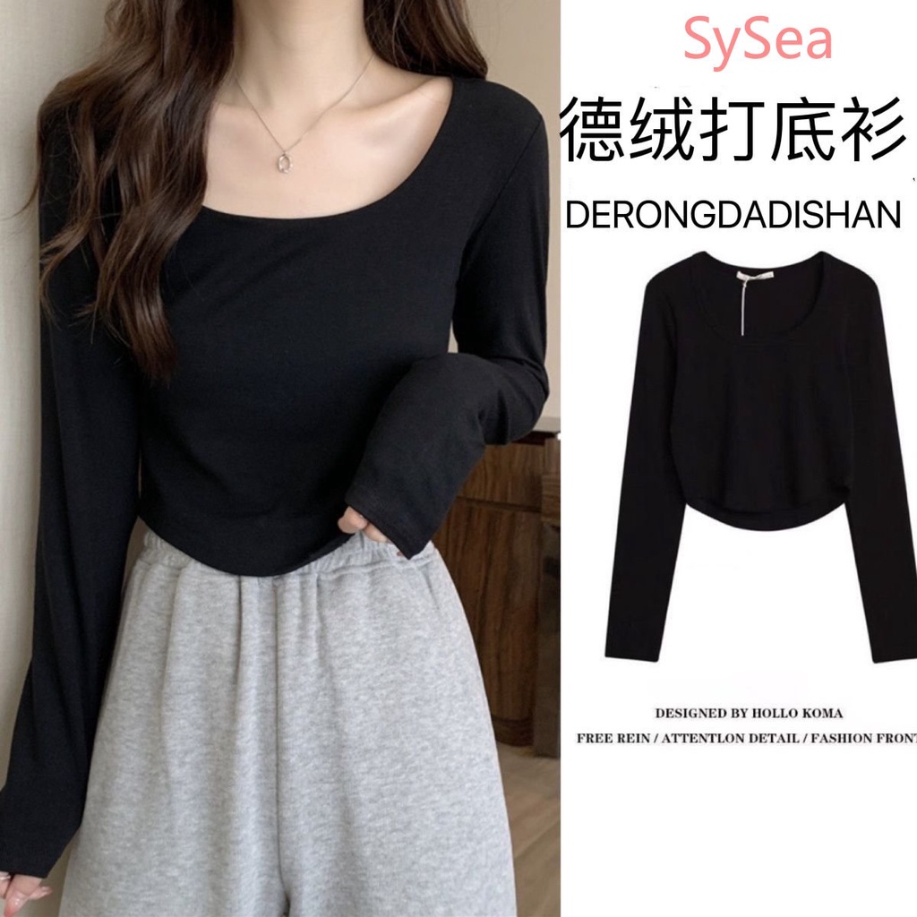 Áo Kiểu Tay Dài Dáng Ôm Thời Trang Mùa Thu Cho Nữ