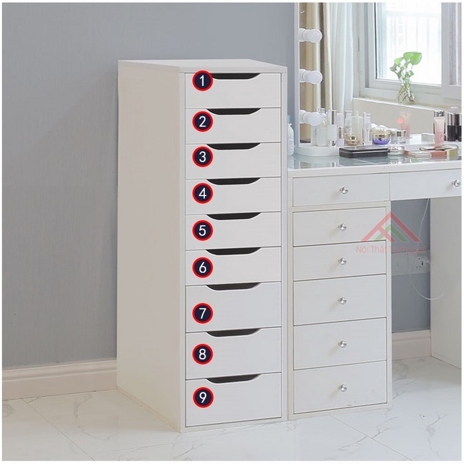 Hộc tủ ngăn kéo dành cho bàn Ikea nhiều kích thước