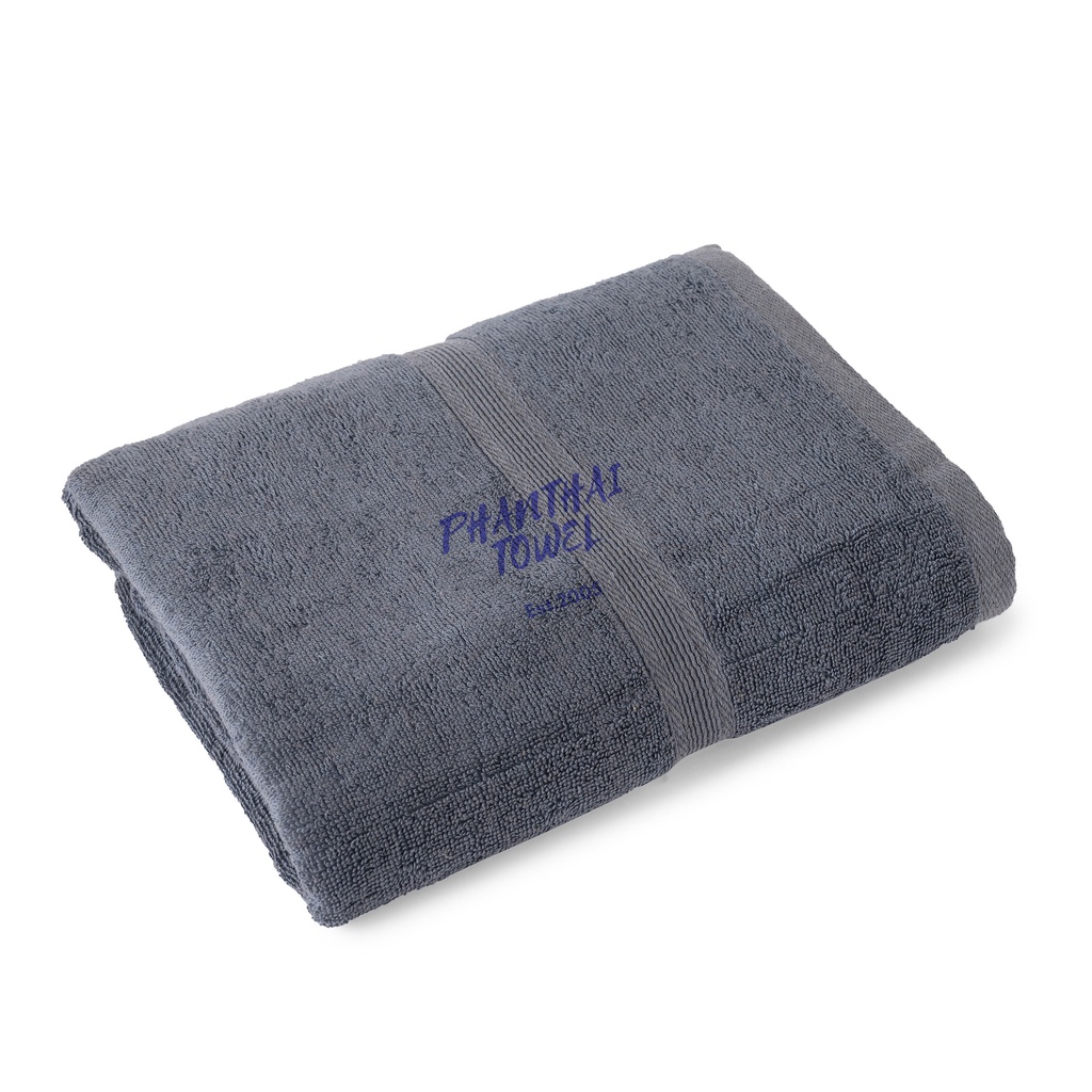 Khăn tắm màu Ghi Xám sang trọng, khổ lớn 70 x140 cm (400g)