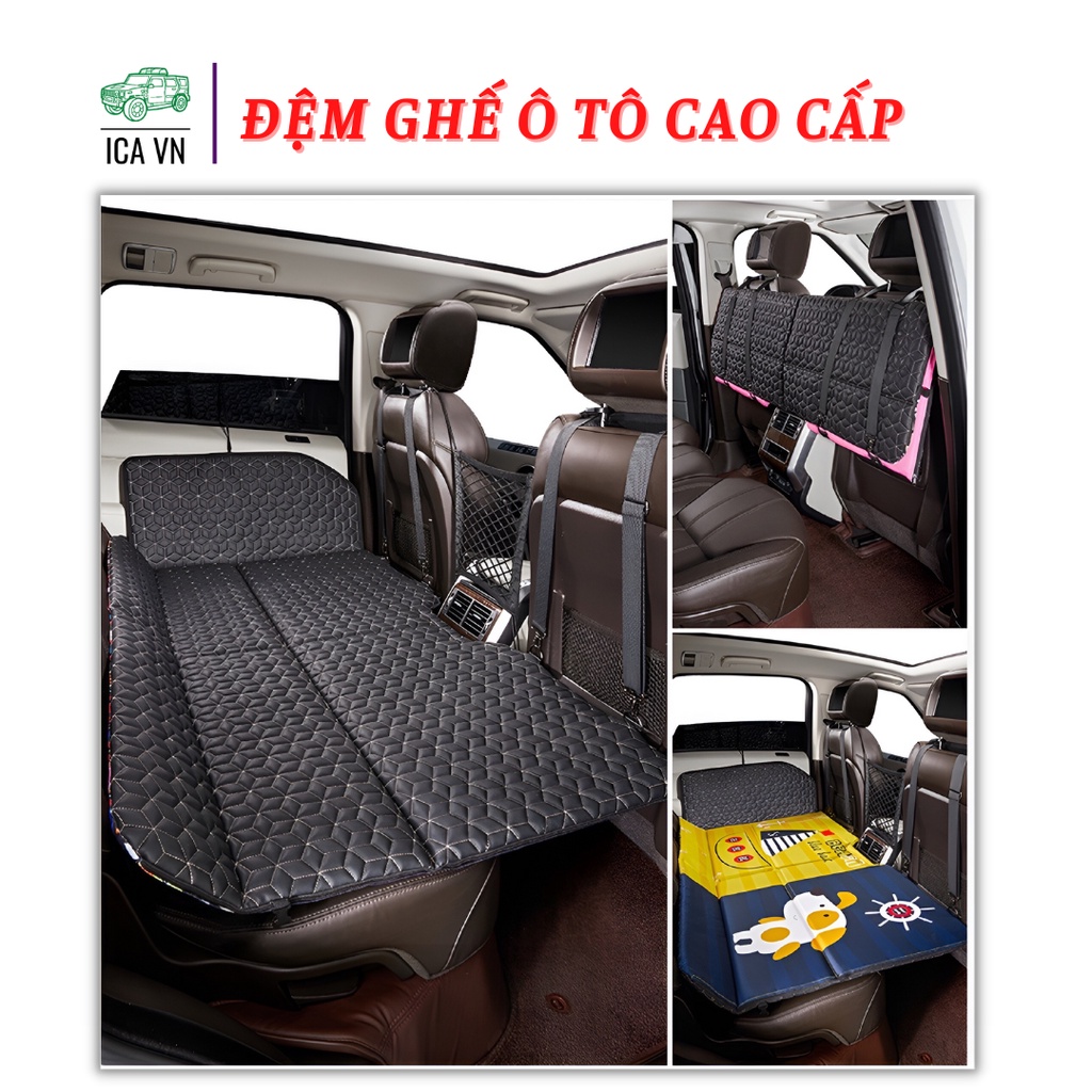 Đệm nằm sau xe ô tô gấp gọn tiện dụng, đệm ô tô ghế sau không bơm hơi êm ái kiểu dáng nệm xe hơi loại cao cấp