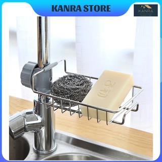 GIỎ INOX CÀI VÒI RỬA BÁT 💥FREESHIP💥 Giỏ cài vòi đa năng tiện dụng