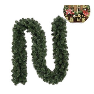  Dây thông xanh 2.7m trang trí Noel làm vòng nguyệt quế 