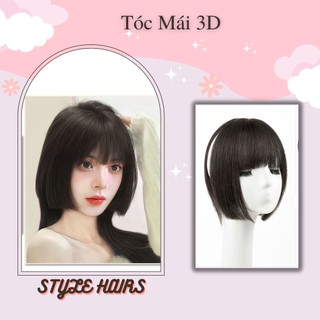 Tóc mái giả bằng kiểu Hime Nhật-Tóc mái bằng giả 3D có 2 mai, mái bằng cực đẹp