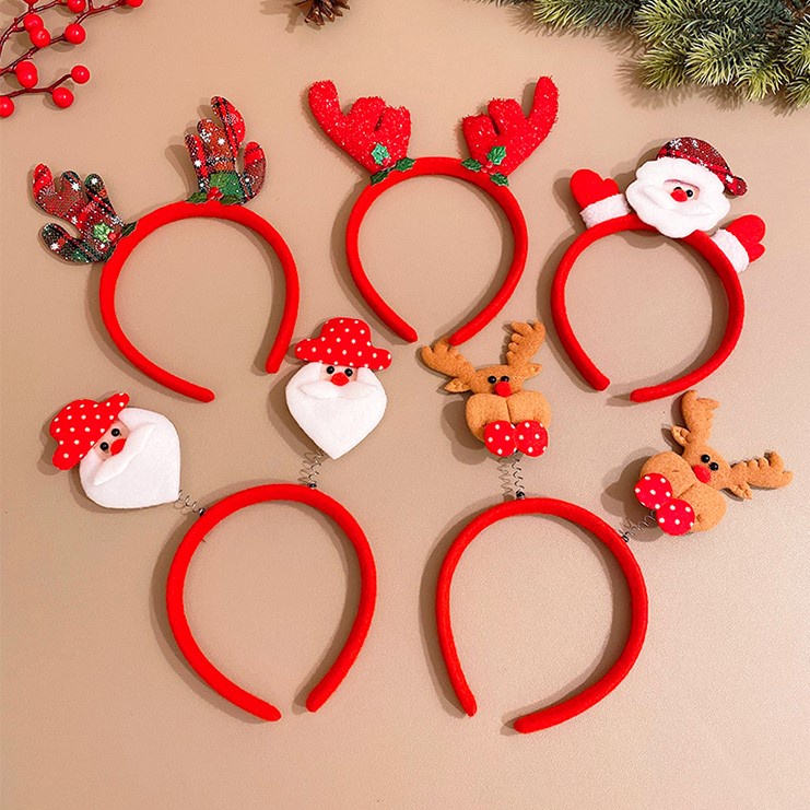 Kẹp Tóc Phong Cách Giáng Sinh Thời Trang Cho Nữ cài tóc noel