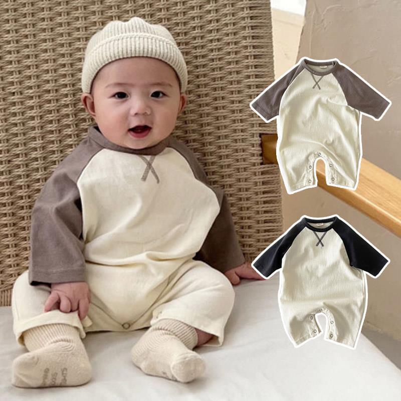 Áo Liền Quần Tay Dài Thời Trang Xuân Thu Cho Bé Trai