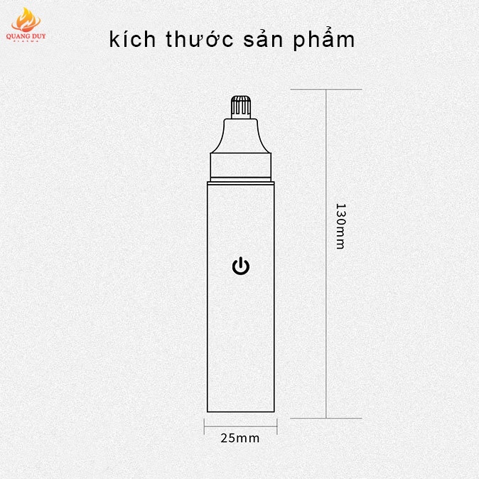 Máy tỉa lông mũi sạc pin tiện lợi, tỉa sạch mọi góc ngách nhẹ nhàng dễ chịu êm ái