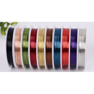 Dây đồng màu làm handmade size 0.8-1mm