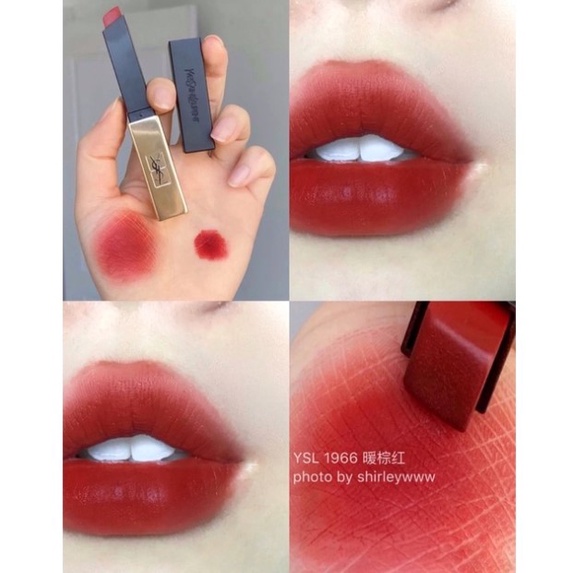 Son YSL Slim chính hãng, YSL Rouge Pur Couture The Slim, Son YSL màu 21, 1966, 28 đẹp nhất bảng màu